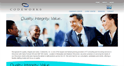 Desktop Screenshot of codeworks-inc.com